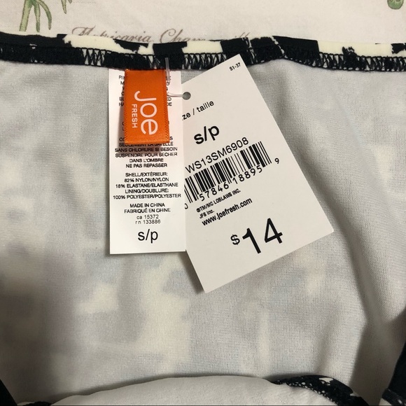 Joe Fresh 2 Piece Halter Tankini Swim Suit - Picture 7 of 8